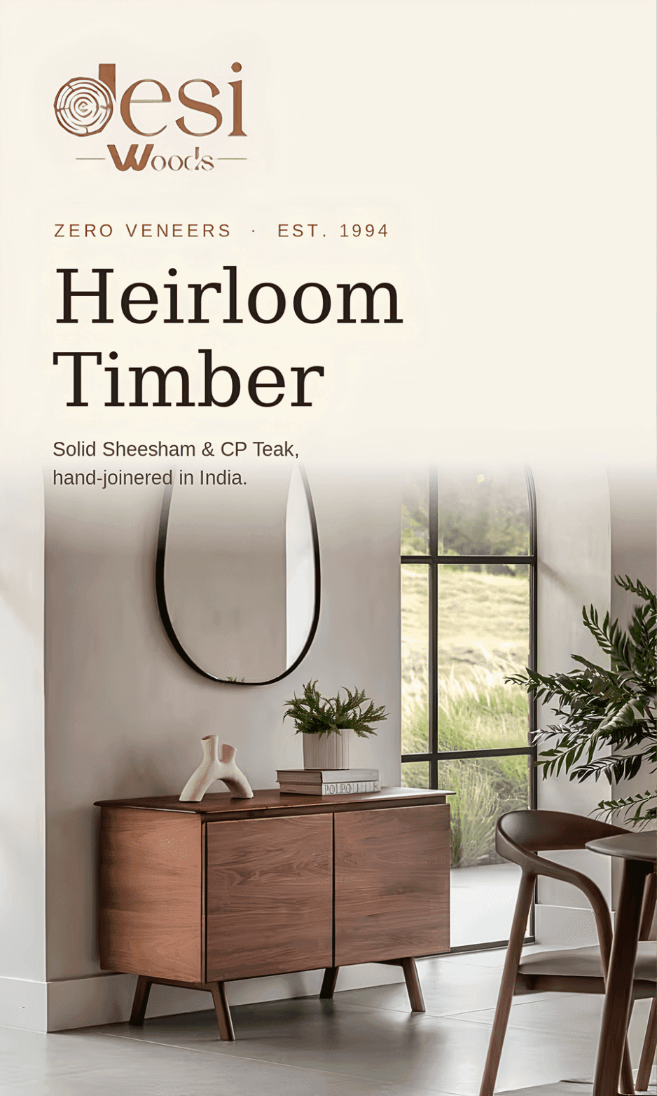 Desi Woods Heirloom Timber Solid Wood Furniture