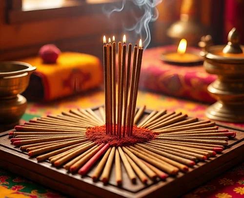 Charcoal-Free Pure Loban Dhoop Sticks (Bamboo-Less)