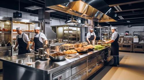 Commercial Cafe & Quick Service Restaurant (QSR) Countertop Setup