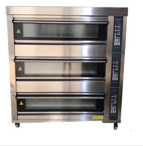 Industrial 3-Deck 6-Tray Commercial Baking Deck Oven
