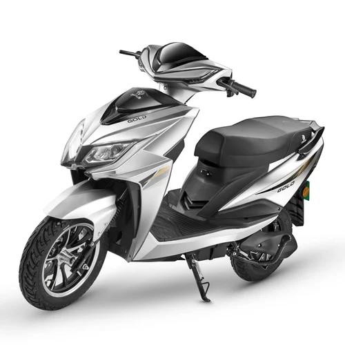 Dacus Gold 12/10-Inch Alloy Wheel Electric Scooty