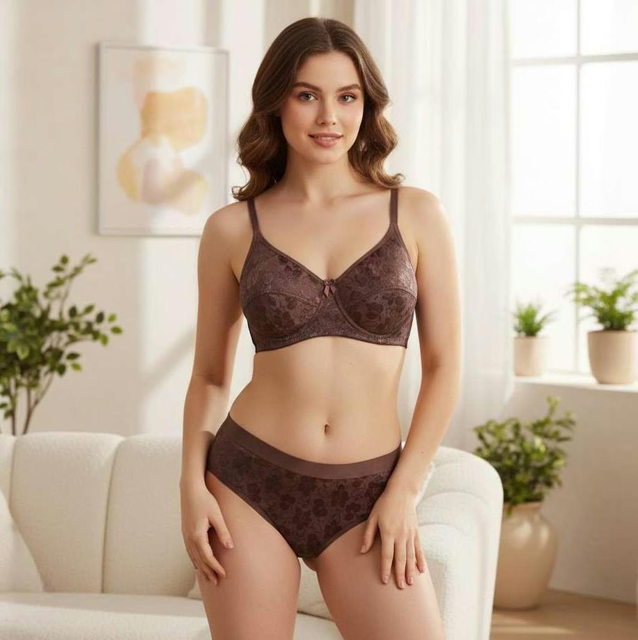 Style 2001 Luxe Satin & Lace Intimates Set