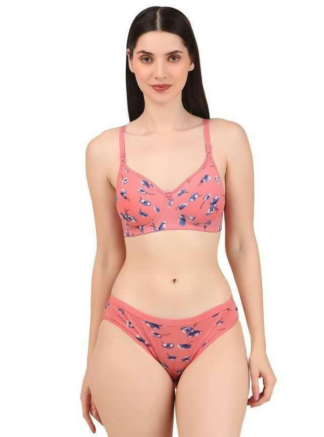 Lily Scalloped Edge Floral Bralette Set
