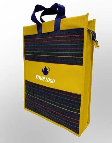 Upcycled Denim & Recycled Cotton Sustainable Shoulder Tote Bag