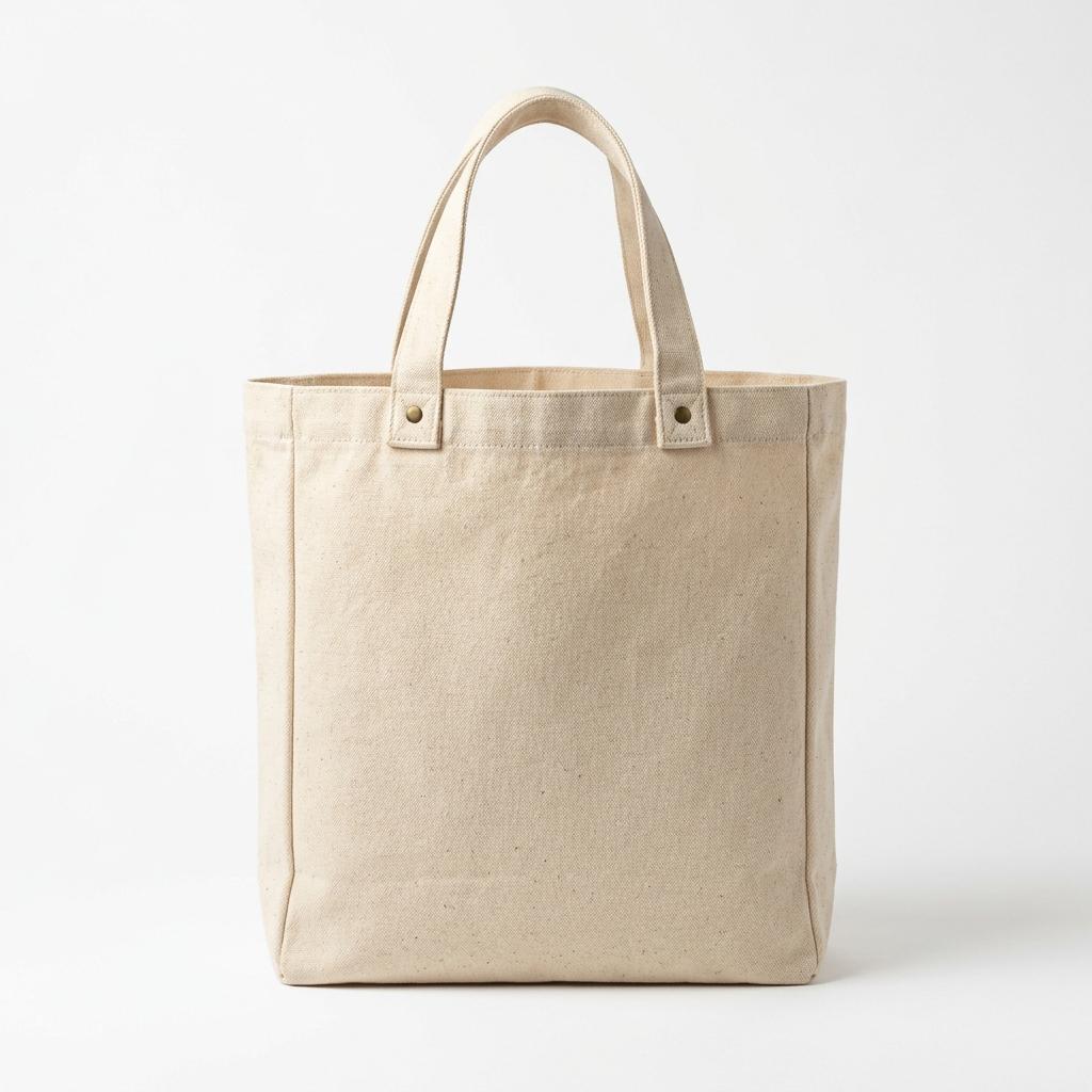 100% Organic Cotton Canvas Tote Bag (10oz / 12oz Heavy Duty)