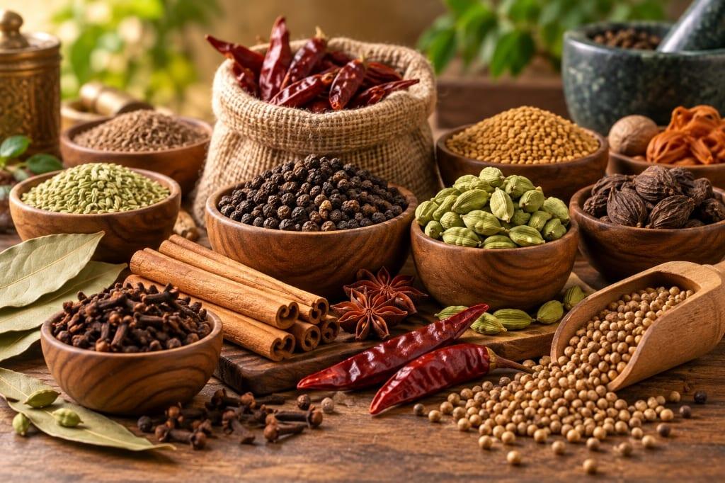 Whole spices manufacturer and exporter in India