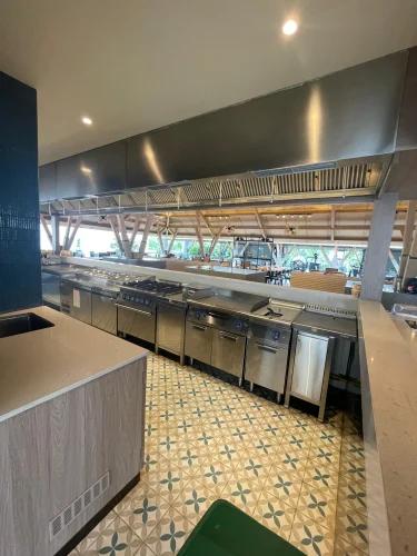 Modular Bakery & Cafe Prep Station with Stainless Worktop
