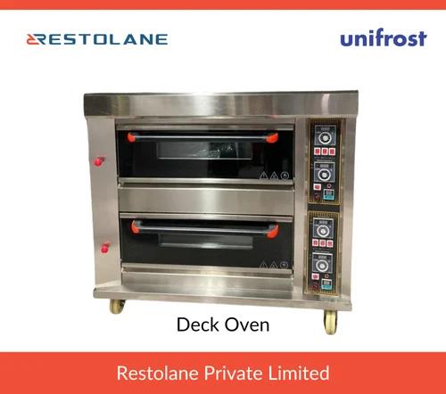 Restolane 2-Deck 4-Tray Commercial Gas Bakery Deck Oven