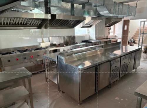 Stainless Steel Commercial Pot-Wash Sink & Clean-Up Table