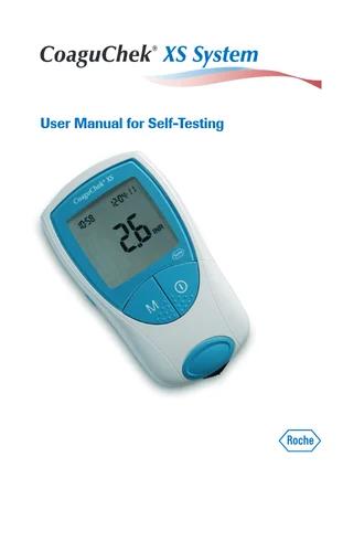 Roche CoaguChek XS Plus Professional Diagnostic Coagulation Analyzer