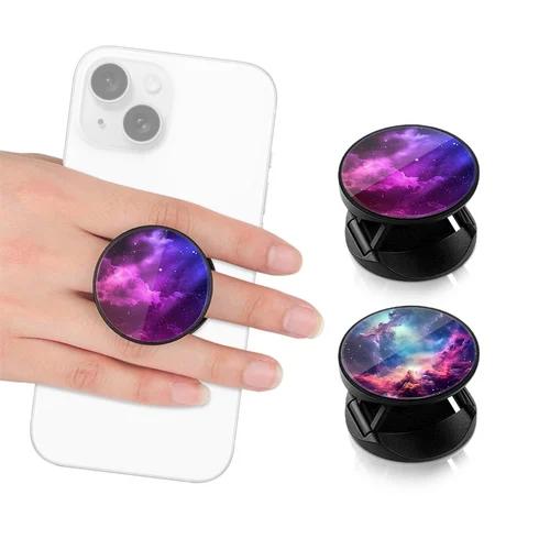 2-in-1 Folding Expandable Phone Grip & Pop-Up Tabletop Stand (2-Pack)