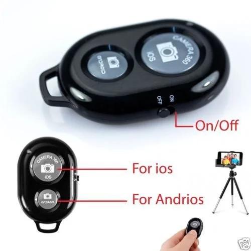 Wireless Bluetooth Remote Shutter & Portable Selfie Camera Clicker