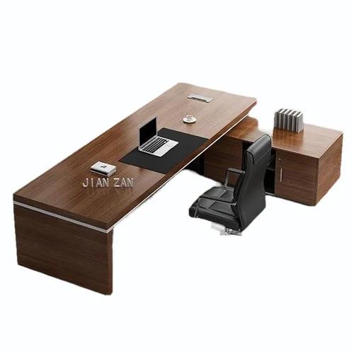 Premium Executive Office Table & Ergonomic High-Back Chair Set