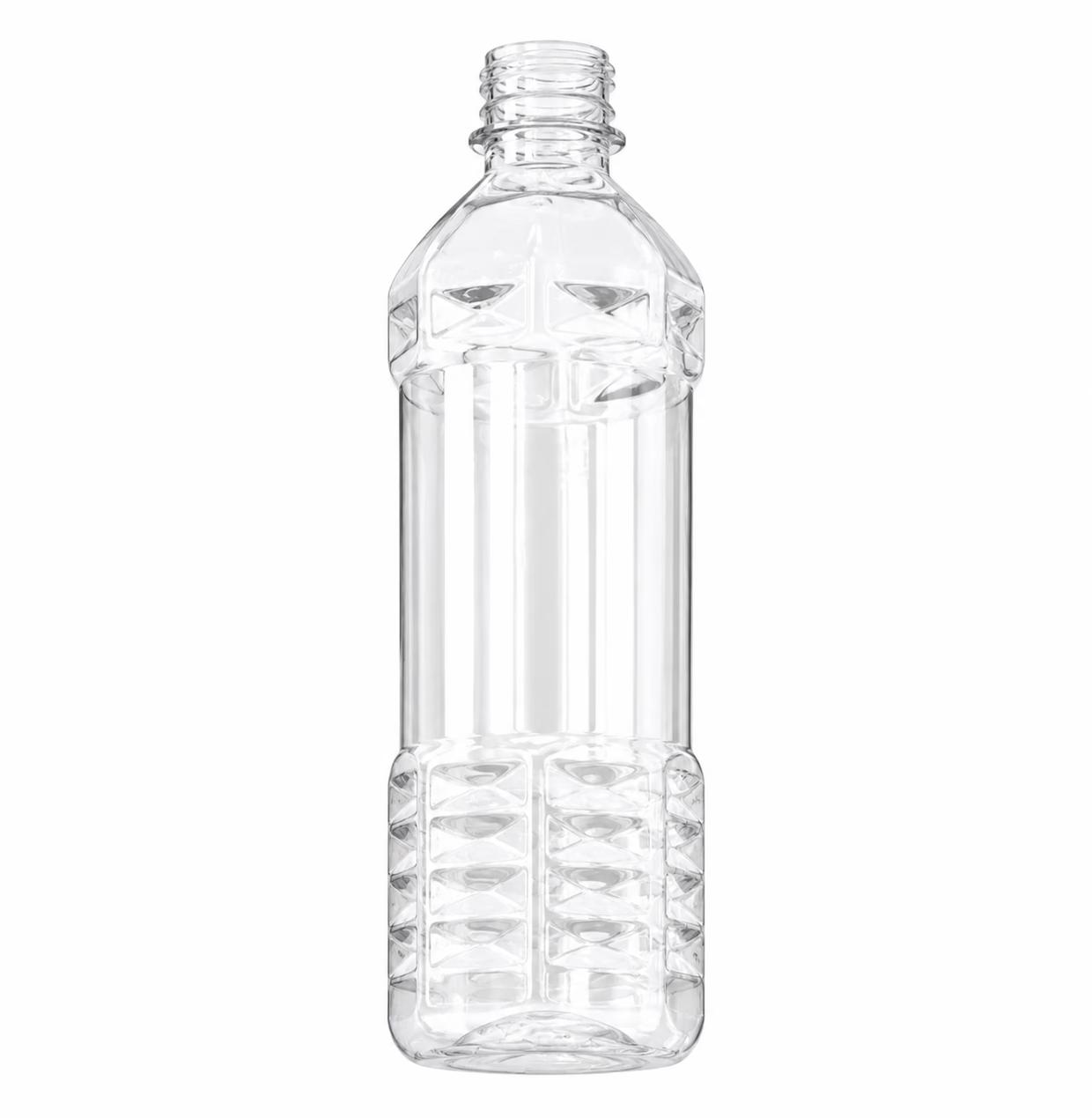 500ml Cylindrical Round PET Bottles (Virgin Coconut & Mustard Oil)