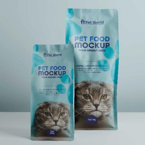Pet Food Barrier Pouches (Flat Bottom & Quad Seal Kibble Bags)
